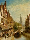 Pieter Gerard Vertin A View of Alkmaar painting